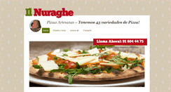 Desktop Screenshot of pizzeriailnuraghe.com