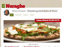 Tablet Screenshot of pizzeriailnuraghe.com